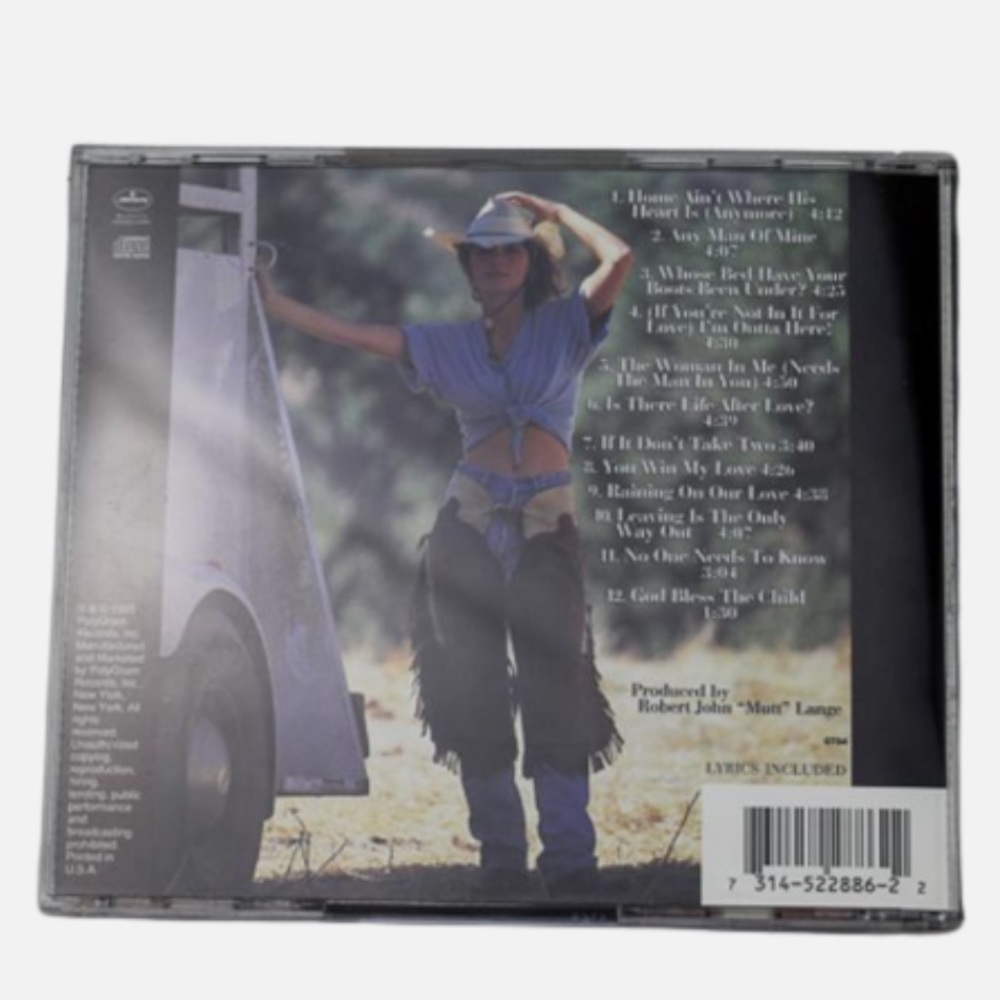 Shania Twain The Woman In Me 1995 CD - Picture 3 of 3
